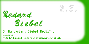 medard biebel business card